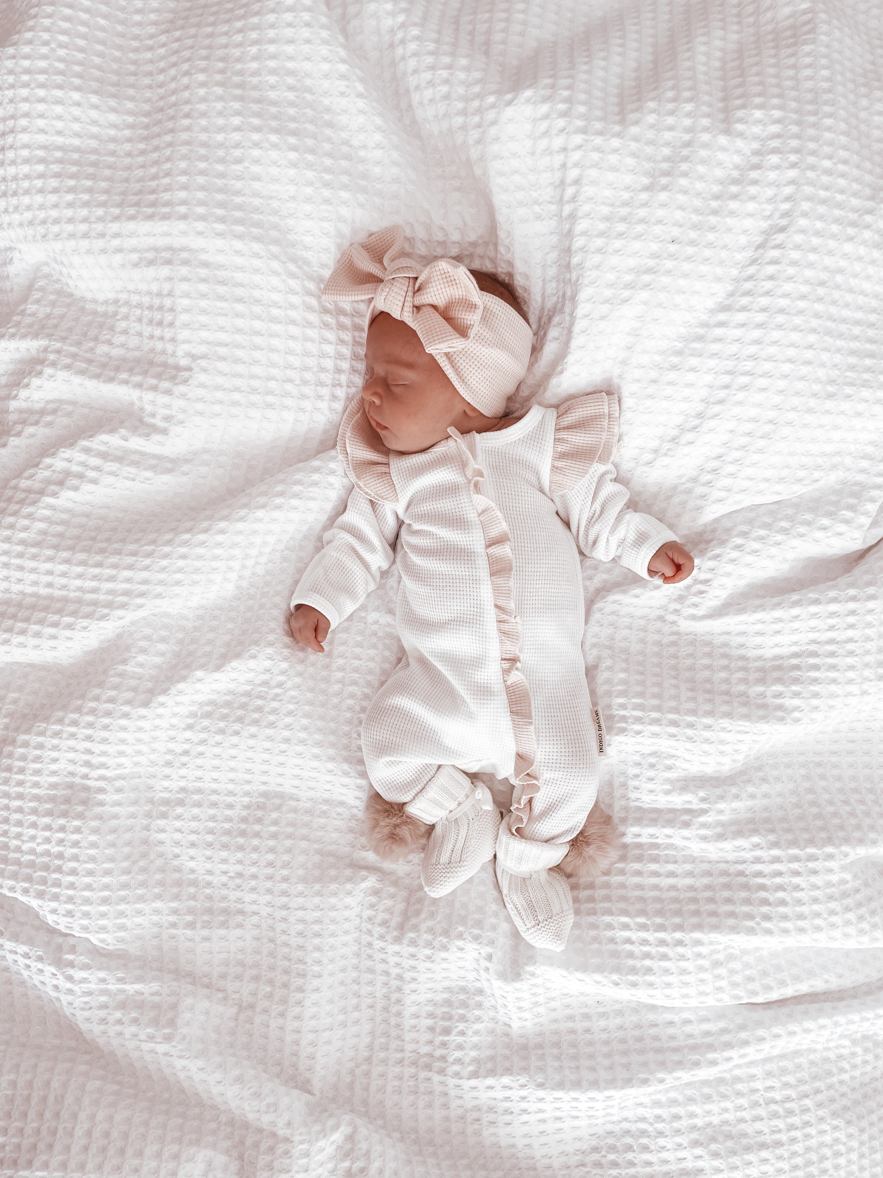 Coconut and Oat Waffle Onesie