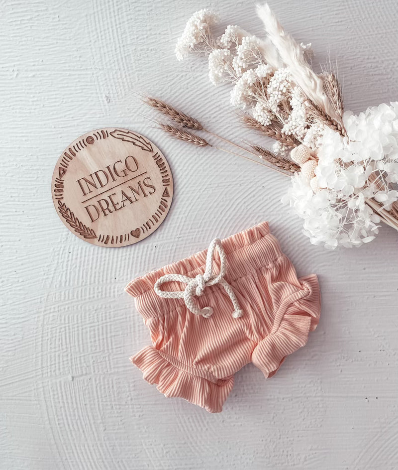 Pink Cream Frill Bloomers