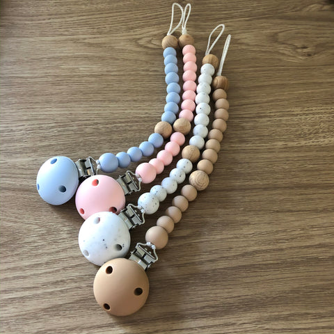 Personalised Dummy Chain with Silicone Clip