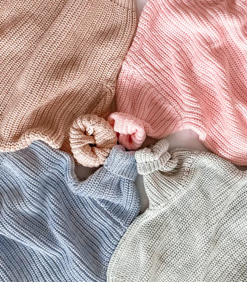 Peachy Cream Knit