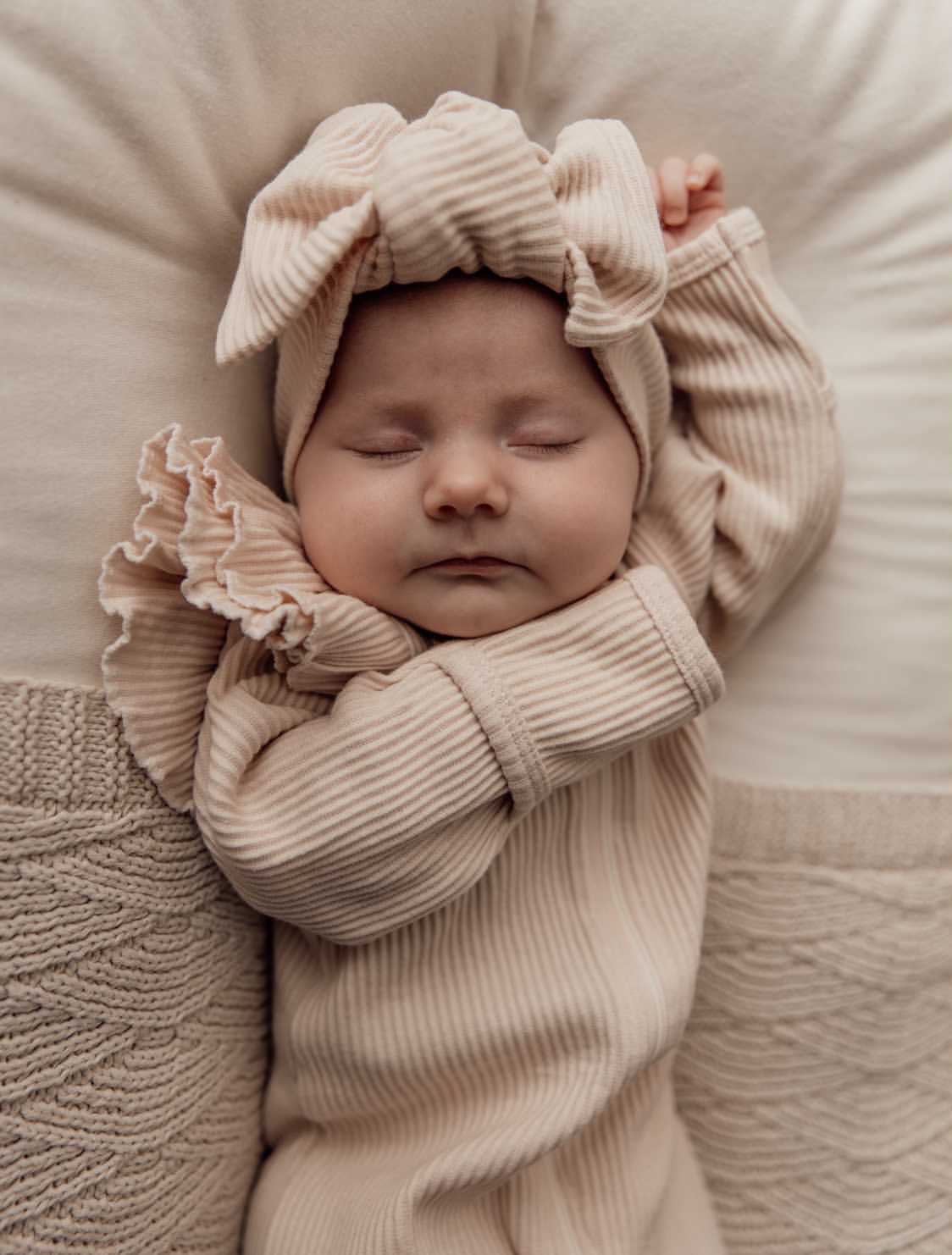 Buttermilk Ruffle Onesie
