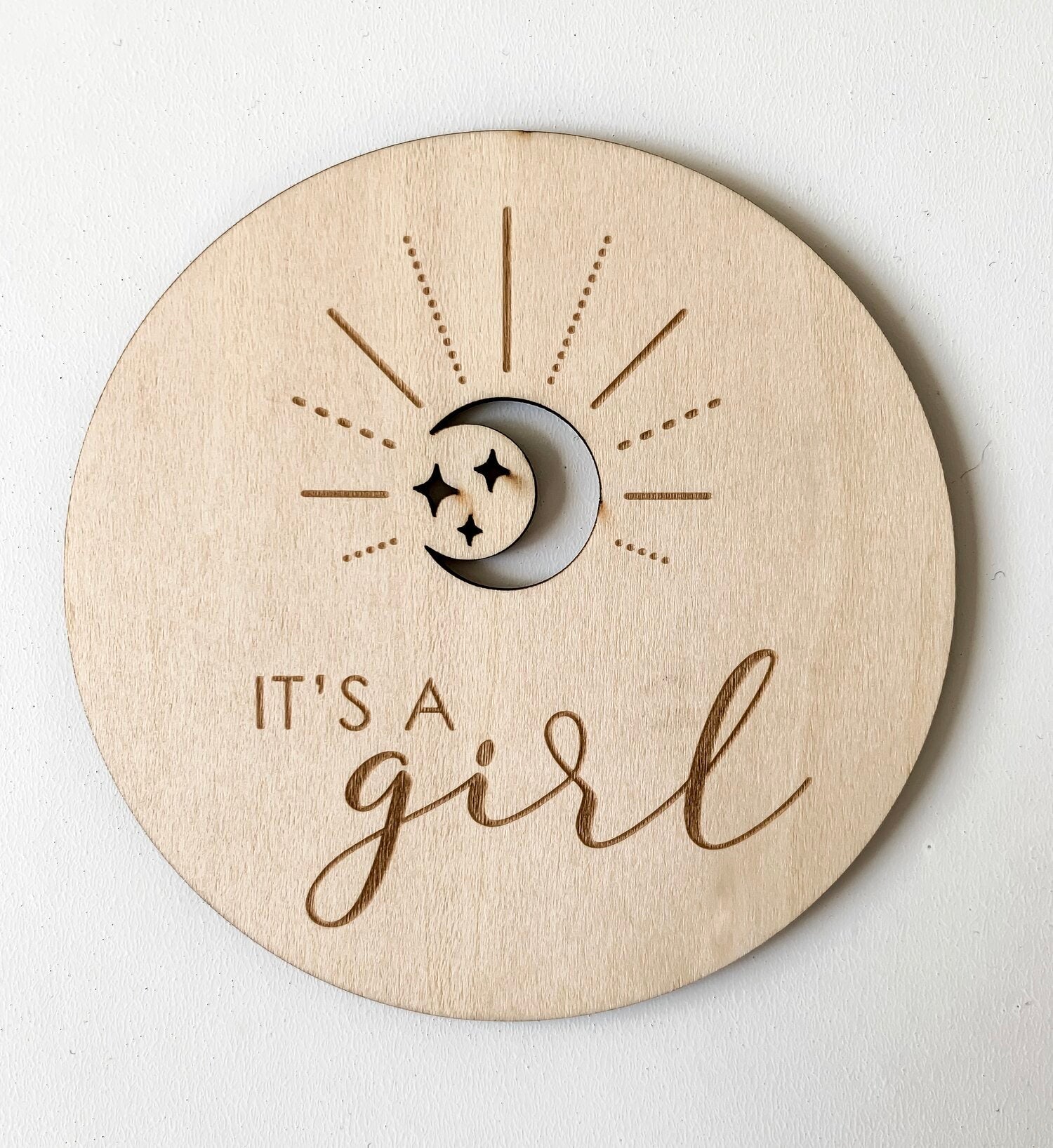 It’s A Girl Plaque