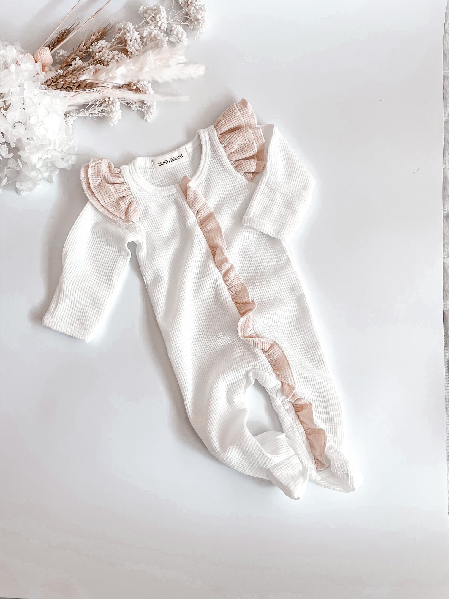 Coconut and Oat Waffle Onesie